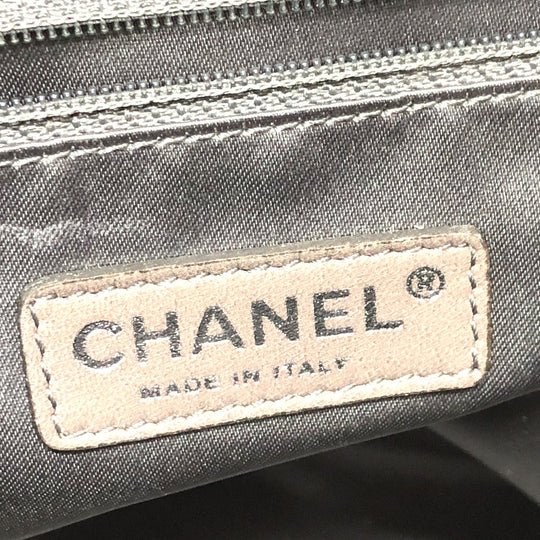 CHANEL Shoulder Bag Leather / suede white CC COCO Mark Portobello Matelasse Women Used Authentic