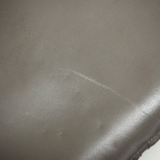 CHANEL Shoulder Bag leather gray ChainShoulder COCO Mark Boy chanel Women Used Authentic