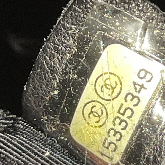 CHANEL Shoulder Bag leather gray ChainShoulder COCO Mark Boy chanel Women Used Authentic