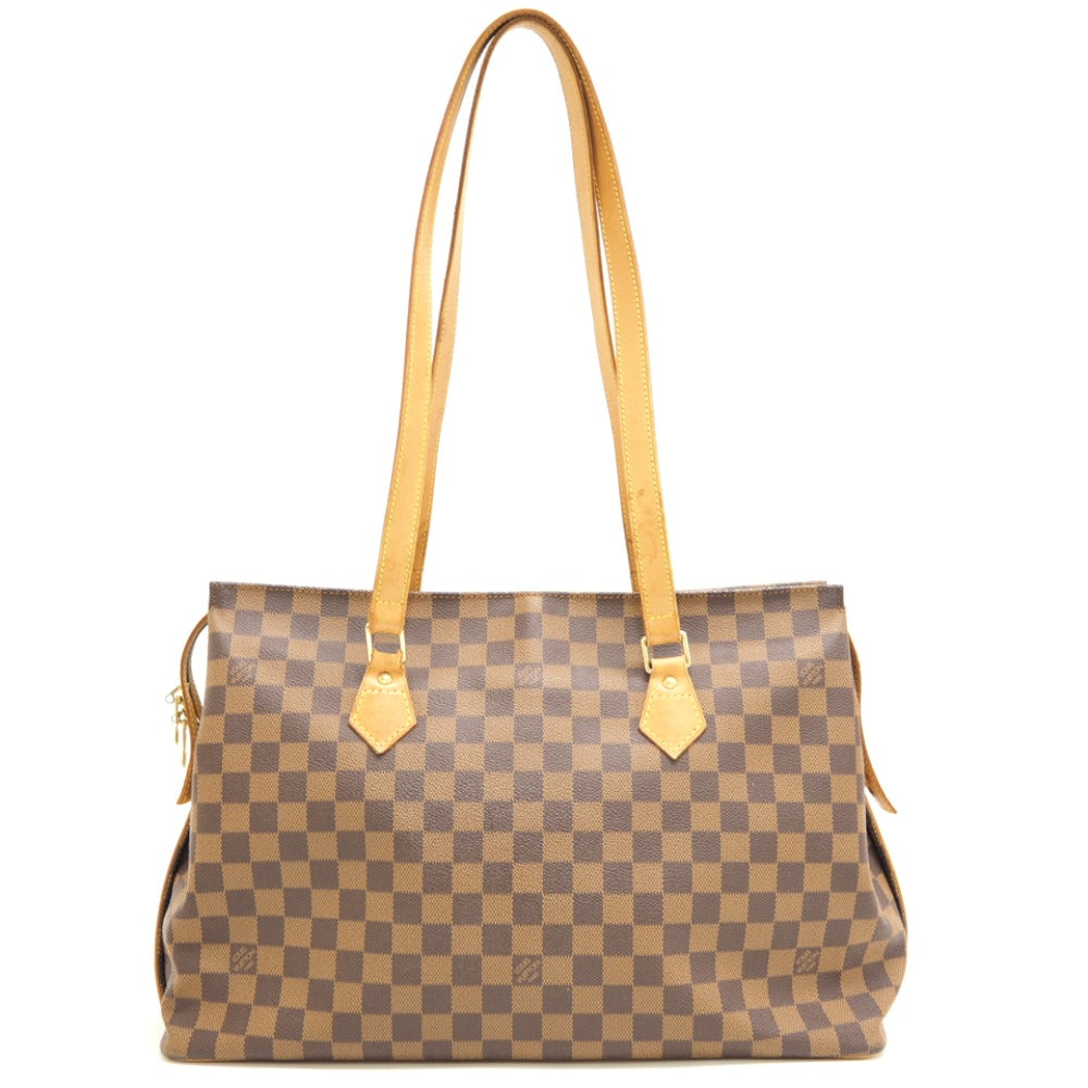 LOUIS VUITTON Shoulder Bag N99037 Damier canvas Brown Columbine Damier Women Used Authentic