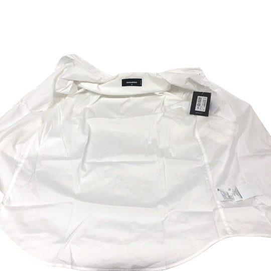 DSQUARED2 blouse S74DM0511 cotton white casual shirt mens S Used Authentic