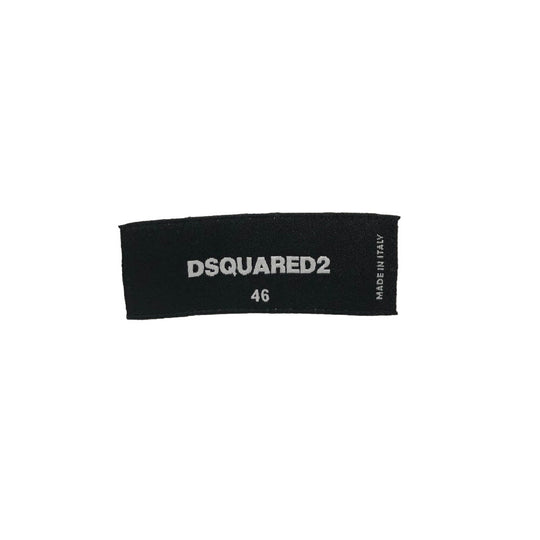 DSQUARED2 blouse S74DM0511 cotton white casual shirt mens S Used Authentic