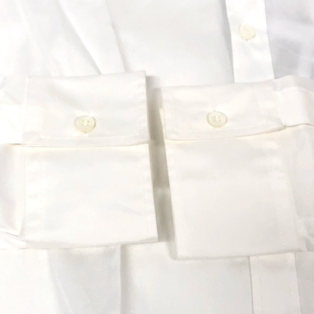 DSQUARED2 blouse S74DM0511 cotton white casual shirt mens S Used Authentic