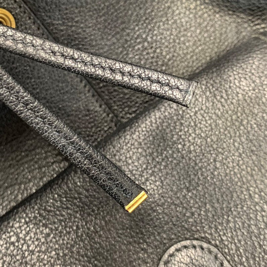 HERMES Backpack Buffl black Sac A Dos Baden mens Used Authentic