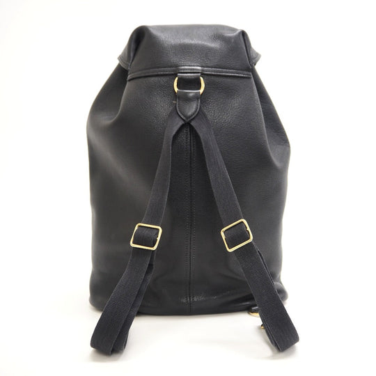 HERMES Backpack Buffl black Sac A Dos Baden mens Used Authentic