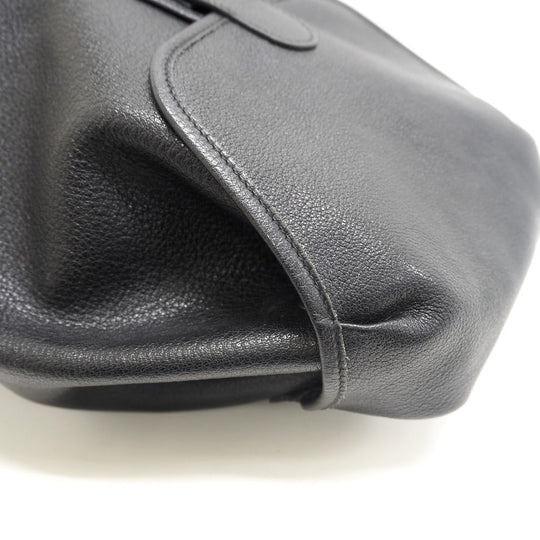 HERMES Backpack Buffl black Sac A Dos Baden mens Used Authentic