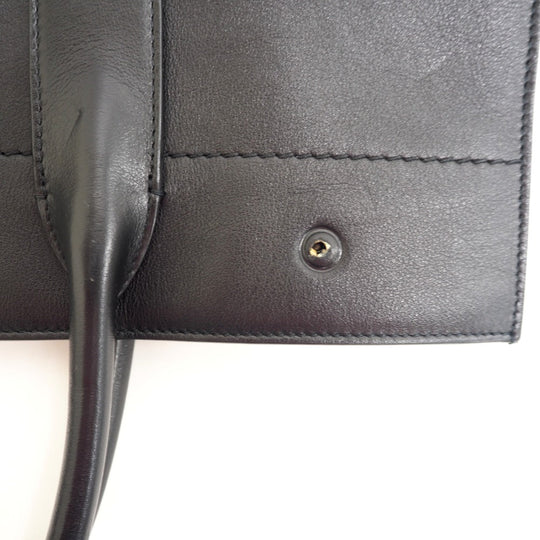 YVES SAINT LAURENT Tote Bag 663970 leather black North South Rive Gauche Women(Unisex) Used Authentic
