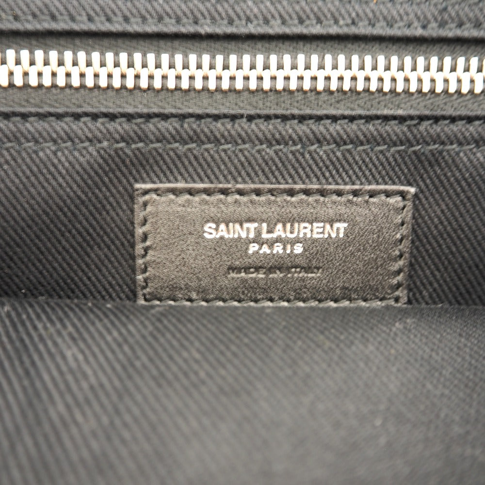 YVES SAINT LAURENT Tote Bag 663970 leather black North South Rive Gauche Women(Unisex) Used Authentic