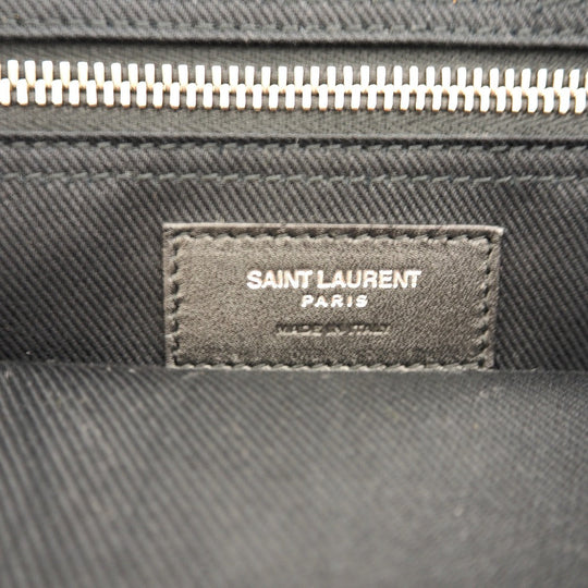 YVES SAINT LAURENT Tote Bag 663970 leather black North South Rive Gauche Women(Unisex) Used Authentic