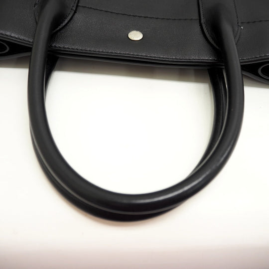 YVES SAINT LAURENT Tote Bag 663970 leather black North South Rive Gauche Women(Unisex) Used Authentic