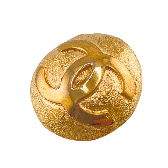 CHANEL Brooch 29 Gold Plated gold COCO Mark Women Used Authentic
