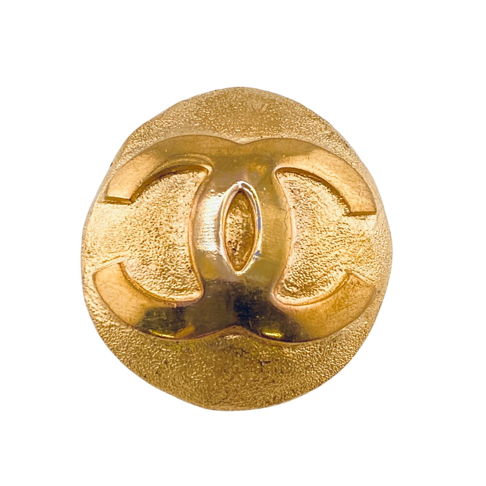 CHANEL Brooch 29 Gold Plated gold COCO Mark Women Used Authentic