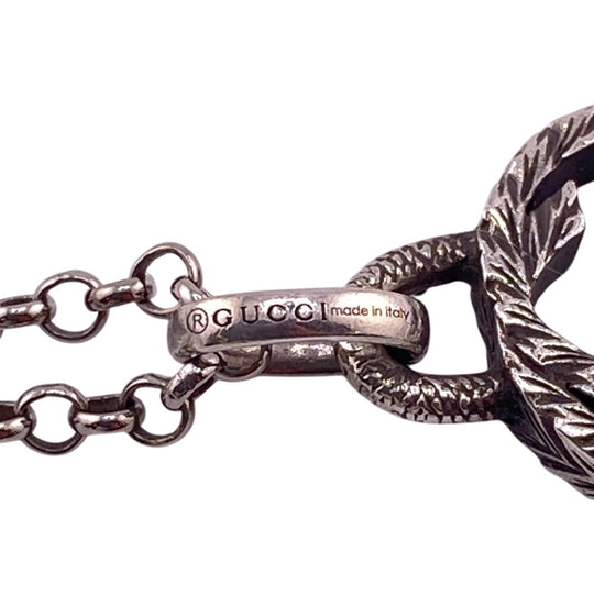 GUCCI Necklace Silver925 Silver Arabesque Interlocking G