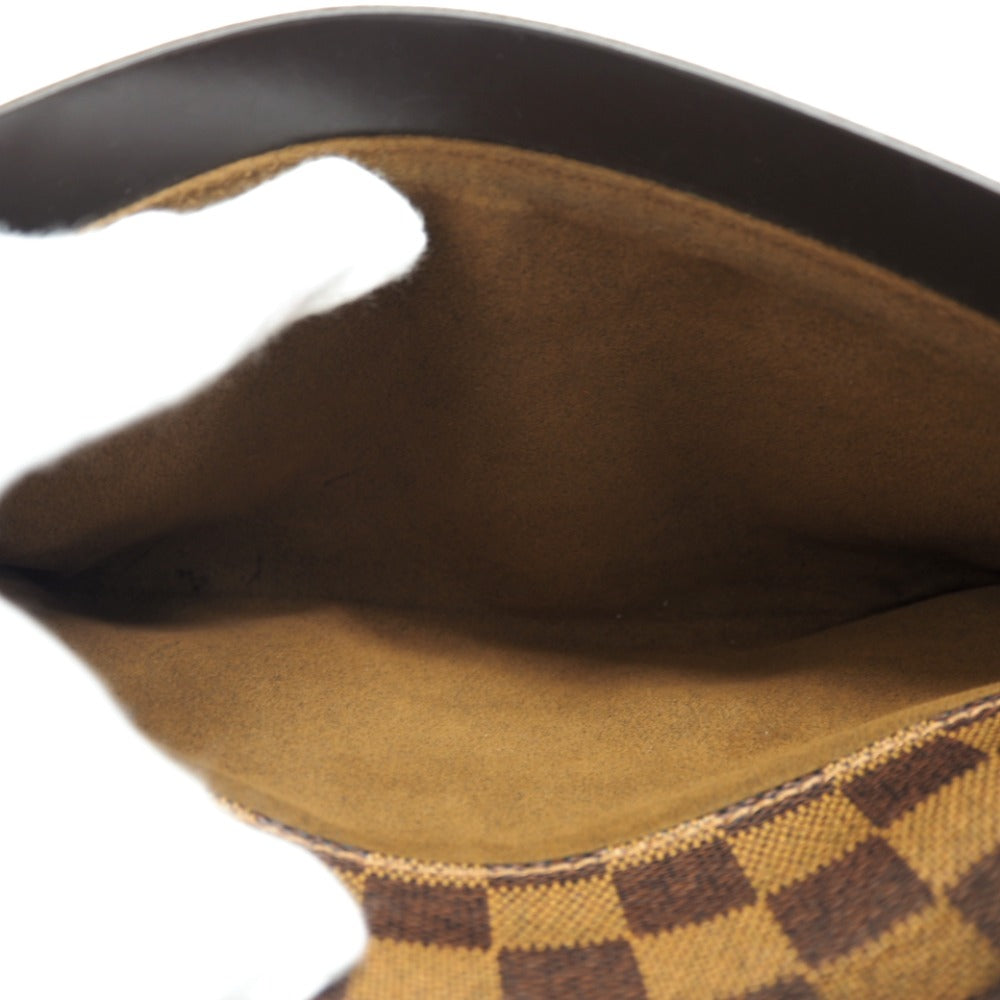 LOUIS VUITTON business bag N51993 leather Brown Clutch bag Damier Saint Louis mens Used Authentic