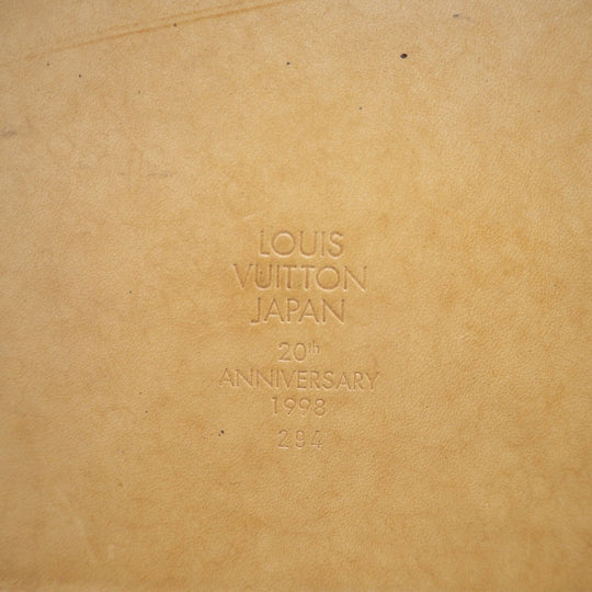 LOUIS VUITTON Business bag M99071 Nume leather Brown Japan 20th Anniversary Valtec unisex(Unisex) Used Authentic