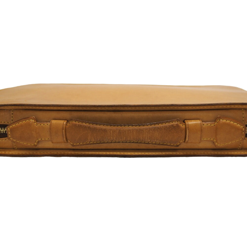 LOUIS VUITTON Business bag M99071 Nume leather Brown Japan 20th Anniversary Valtec unisex(Unisex) Used Authentic