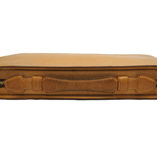 LOUIS VUITTON Business bag M99071 Nume leather Brown Japan 20th Anniversary Valtec unisex(Unisex) Used Authentic