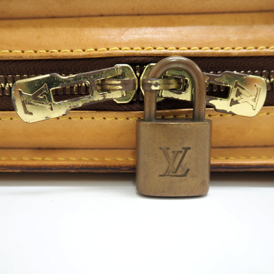 LOUIS VUITTON Business bag M99071 Nume leather Brown Japan 20th Anniversary Valtec unisex(Unisex) Used Authentic