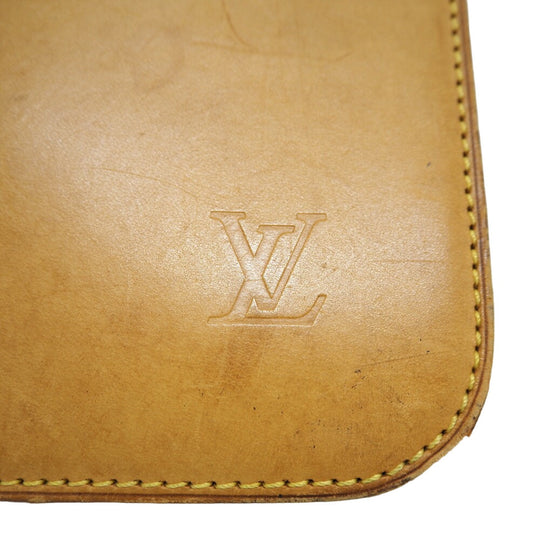 LOUIS VUITTON Business bag M99071 Nume leather Brown Japan 20th Anniversary Valtec unisex(Unisex) Used Authentic