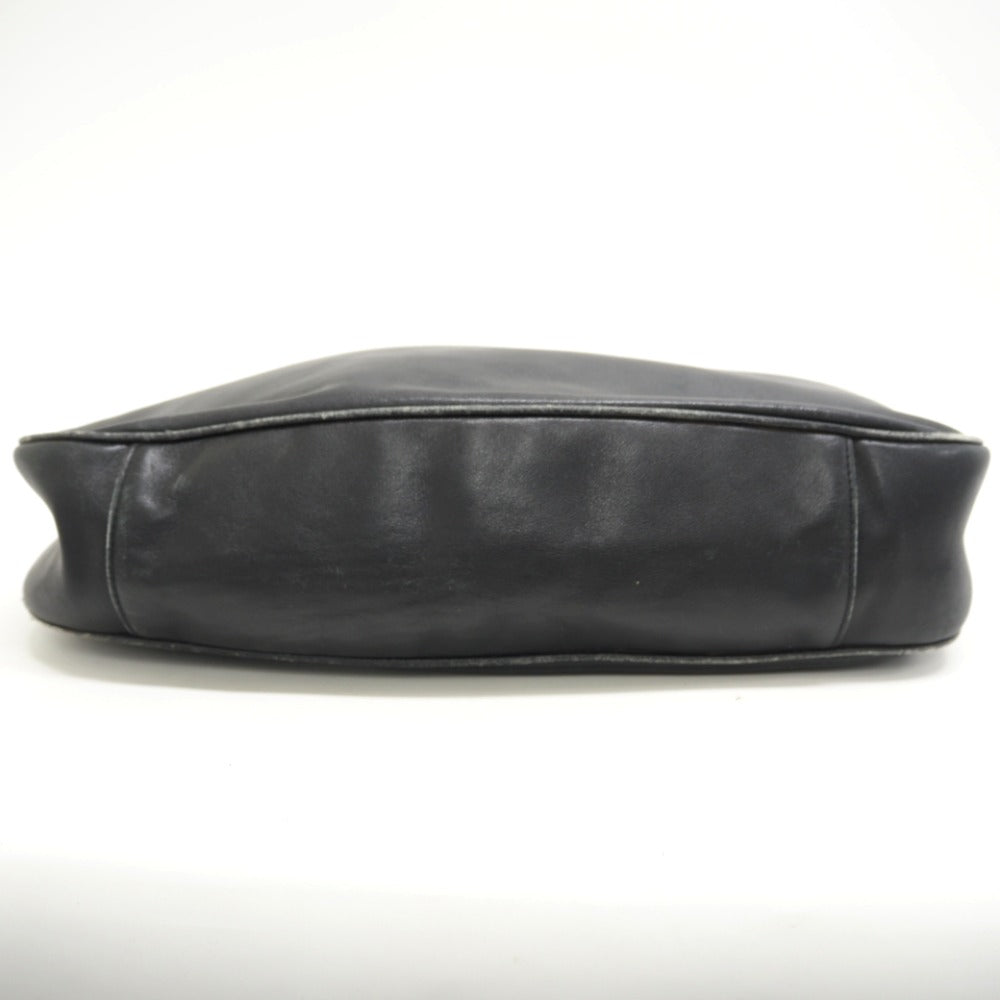 GUCCI Shoulder Bag 001 2852 1577 0 Leather, Bamboo black One Shoulder Bag Bamboo Women Used Authentic