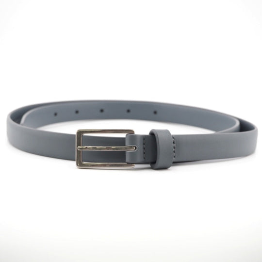 BOTTEGAVENETA belt leather gray 90/36 mens 90cm36in Used Authentic