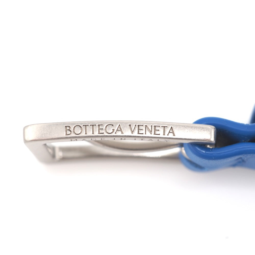 BOTTEGAVENETA belt leather blue 100/40 mens 100cm40in Used Authentic
