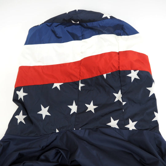 MONCLER Nylon jacket E10914113685 Nylon Navy Logo patch CAM tricolor mens 3 Used Authentic