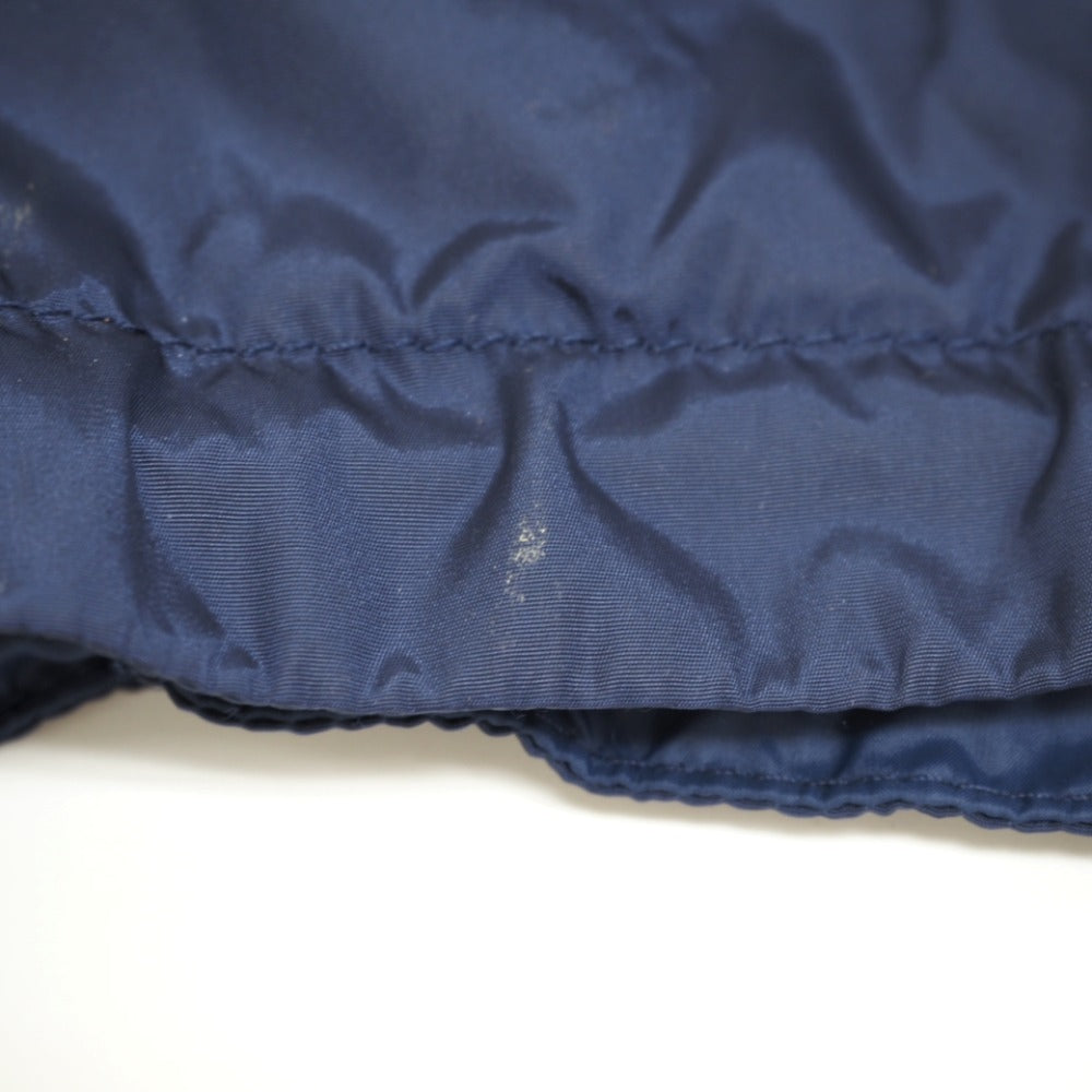 MONCLER Nylon jacket E10914113685 Nylon Navy Logo patch CAM tricolor mens 3 Used Authentic