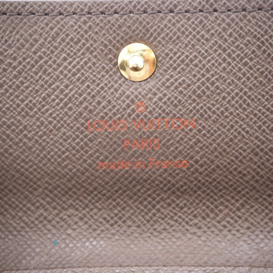 LOUIS VUITTON Key case Key holder  N62631 leather Brown 4-key case Key holder Damier Multicles4 Women Used Authentic