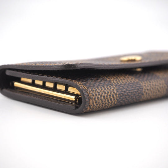 LOUIS VUITTON Key case Key holder  N62631 leather Brown 4-key case Key holder Damier Multicles4 Women Used Authentic