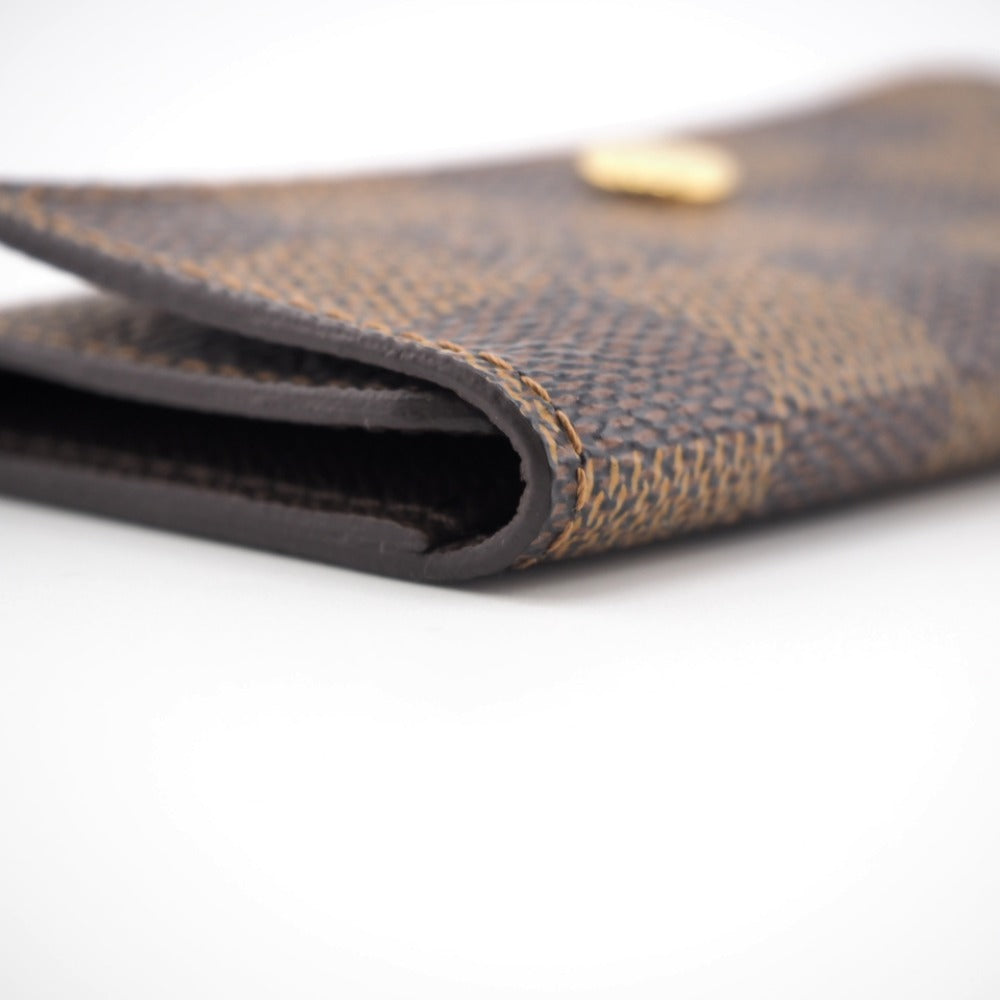 LOUIS VUITTON Key case Key holder  N62631 leather Brown 4-key case Key holder Damier Multicles4 Women Used Authentic