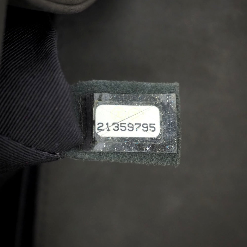 CHANEL Shoulder Bag Leather, Tweed khaki ChainShoulder COCO Mark Boy Chanel Women Used Authentic