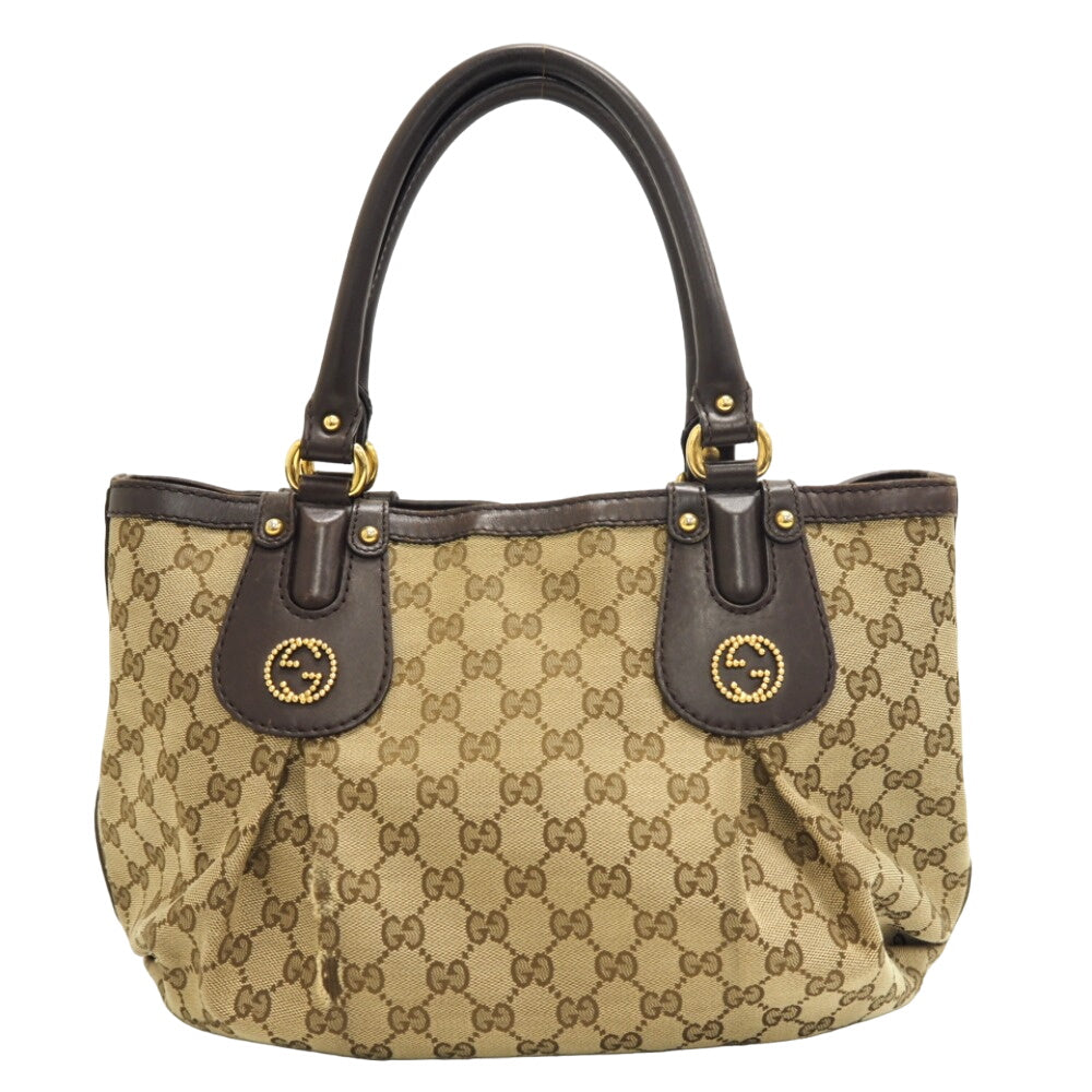 GUCCI Handbag 269953 GG canvas beige GG canvas Women Used Authentic