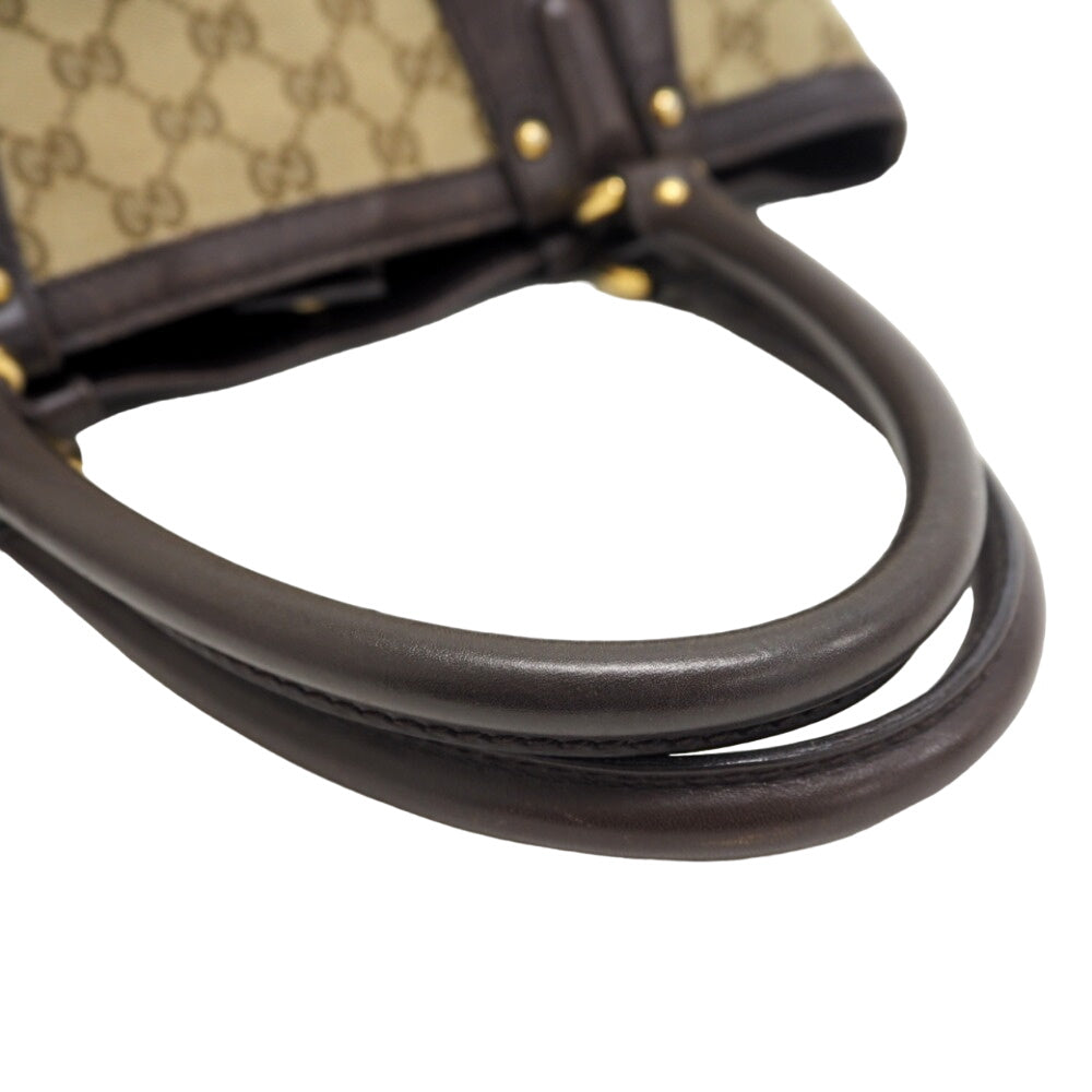 GUCCI Handbag 269953 GG canvas beige GG canvas Women Used Authentic