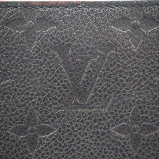 LOUIS VUITTON Long Wallet Purse M62121 leather Navy Monogram Ann Platt Marine Rouge Women(Unisex) Used Authentic