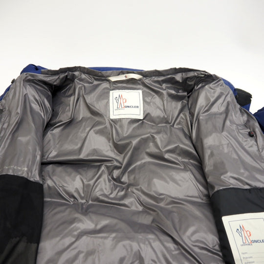 MONCLER Down jacket Polyester, Nylon Navy Grenoble RODENBERG 14 years mens No size listed Used Authentic