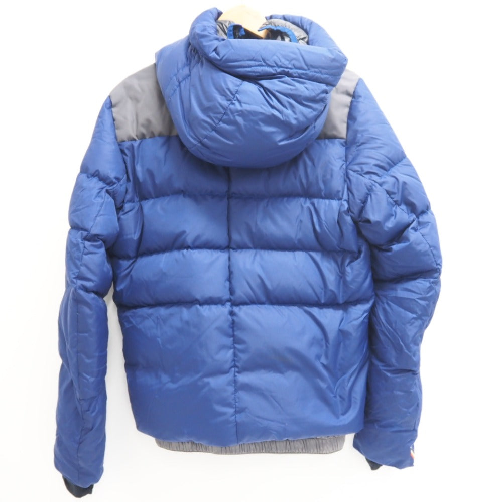 MONCLER Down jacket Polyester, Nylon Navy Grenoble RODENBERG 14 years mens No size listed Used Authentic
