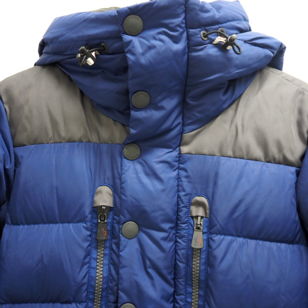 MONCLER Down jacket Polyester, Nylon Navy Grenoble RODENBERG 14 years mens No size listed Used Authentic