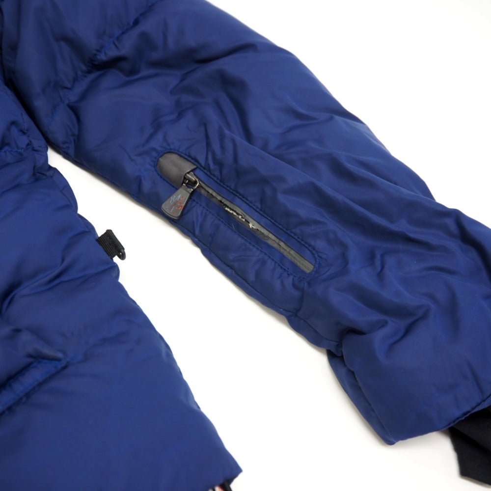 MONCLER Down jacket Polyester, Nylon Navy Grenoble RODENBERG 14 years mens No size listed Used Authentic
