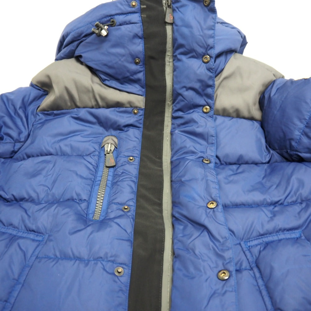 MONCLER Down jacket Polyester, Nylon Navy Grenoble RODENBERG 14 years mens No size listed Used Authentic