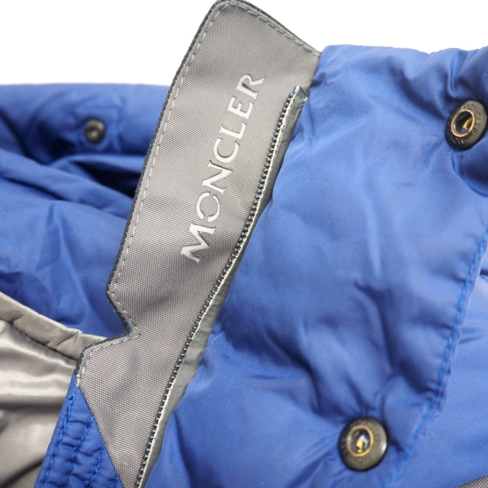 MONCLER Down jacket Polyester, Nylon Navy Grenoble RODENBERG 14 years mens No size listed Used Authentic