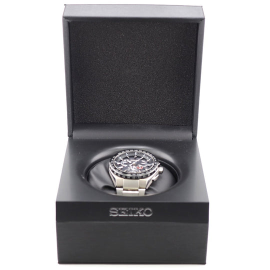 SEIKO Watches Solar Powered Radio Watch 8X53-0AV0 7N0227 Ceramic, Titanium Silver GPSSolar Powered Astron black dial mens Used Authentic