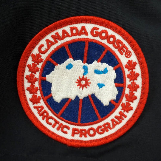 CANADA GOOSE Down jacket 3802la Cotton, Polyester Navy SHELBURNE PARKA Women XS/TP Used Authentic