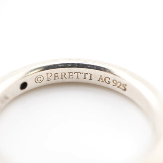 TIFFANY&Co. Ring Silver925, Diamond Silver Stacking band ring Women Used Authentic