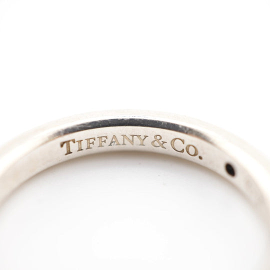 TIFFANY&Co. Ring Silver925, Diamond Silver Stacking band ring Women Used Authentic
