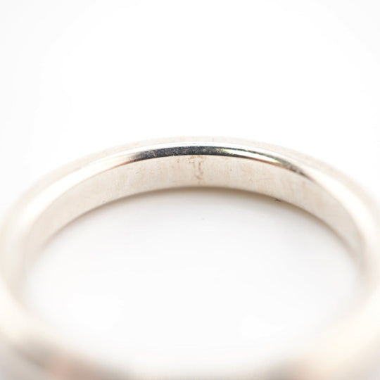 TIFFANY&Co. Ring Silver925, Diamond Silver Stacking band ring Women Used Authentic