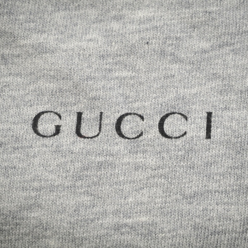 GUCCI Short sleeve T-shirt 548334 cotton gray Donald duck unisex(Unisex) XXS Used Authentic