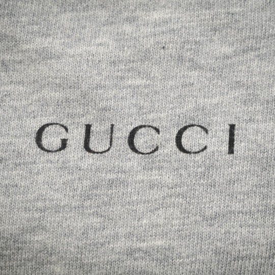 GUCCI Short sleeve T-shirt 548334 cotton gray Donald duck unisex(Unisex) XXS Used Authentic