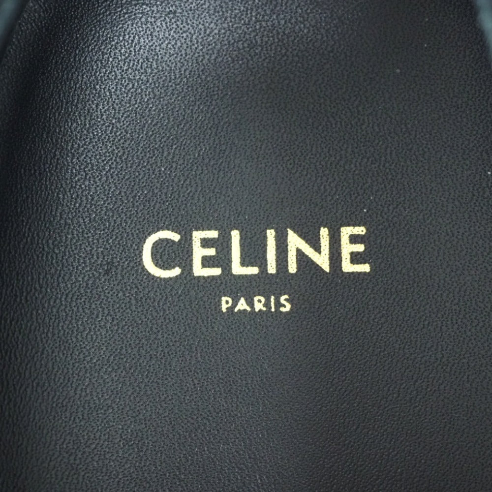 CELINE Slip-on 300B84 Canvas, Leather black Women 38 Used Authentic