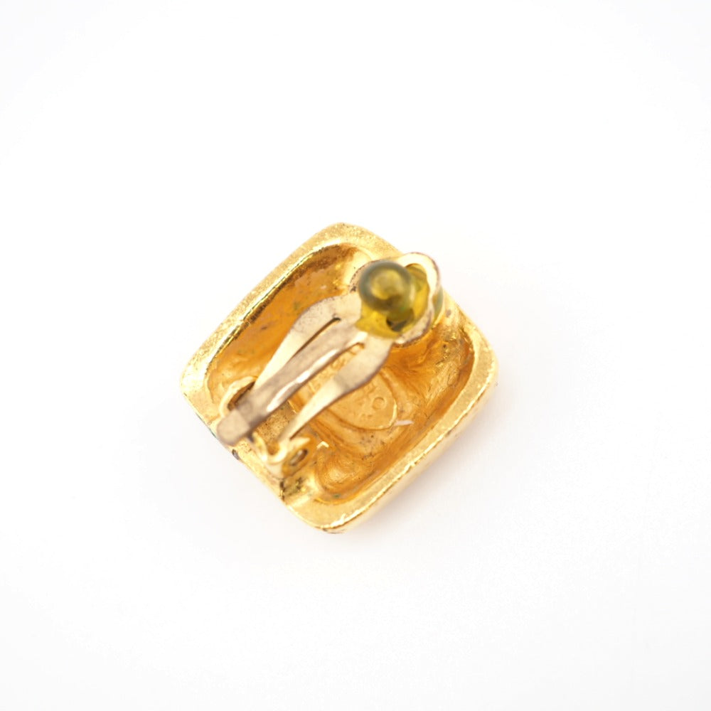 CHANEL Earring Gold Plated gold 99A COCO Mark Women Used Authentic